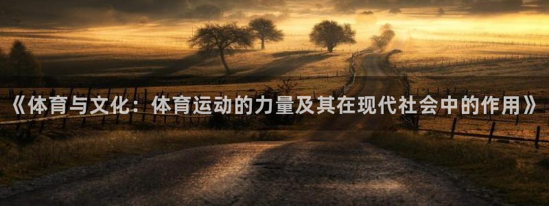 oety欧亿体育官网下载平台注册流程图:《体育与文化:体育运